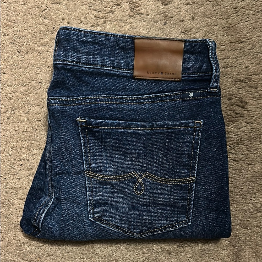 Lucky Brand Blue Skinny Jeans with Medium Wash